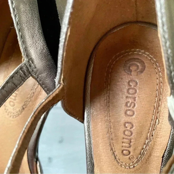 CORSO COMO Heels silver black size‎ 7.5 - Picture 6 of 8
